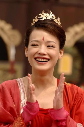 《红拂女》开机 舒淇古典红装美艳亮相(组图)
