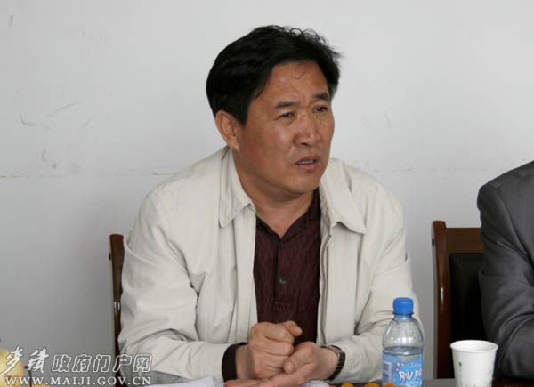 团省委书记王永前赴麦积区检查指导工作(组图)