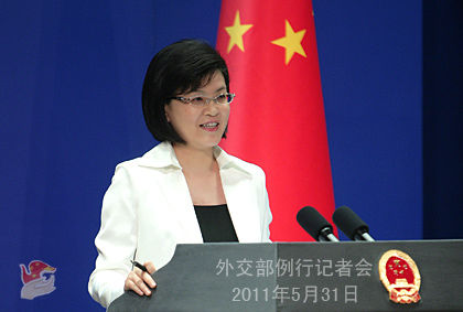 2011年5月31日外交部发言人姜瑜举行例行记者会