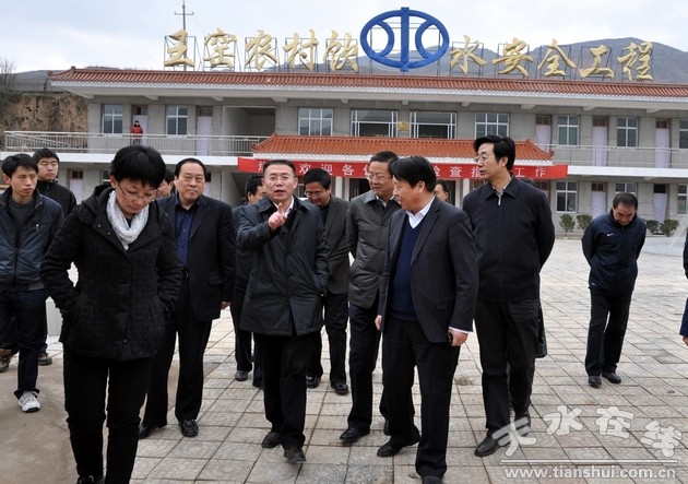 天水市委副书记,市长王锐深入秦安县调研(组图)