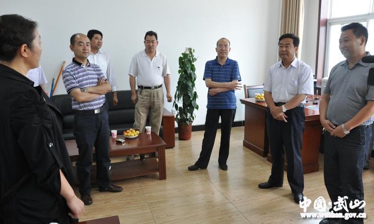 省财政厅调研组调研武山县乡镇财政所建设情况(图)