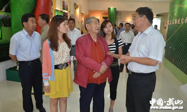 甘肃省委原书记李子奇在武山县视察工作