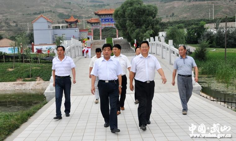 庆阳市人大常委会主任付振伟在武山县考察(组图)