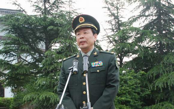资料图:罗援将军讲话。