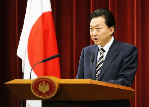 鸠山由纪夫再次访华 称日须停止在钓鱼岛挑衅