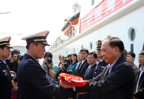 中国海警2115船正式入列 抗风能力达10级(图)