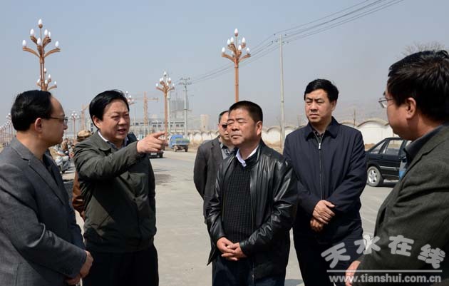 杨维俊检查赤峪路改造等城市建设项目进展情况