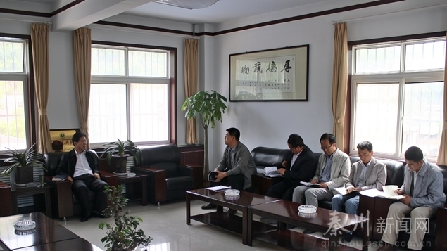 张明泰赴太京镇征求镇党委班子成员对区委的意