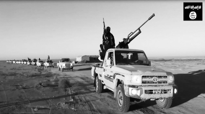 “伊拉克和黎凡特伊斯兰国”(ISIL)6月11日发布的视频显示其武装人员在尼尼微省某地集结