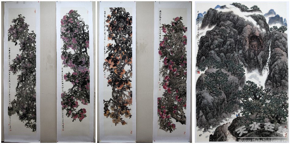 【大美清水】丁尚德先生国画展(组图)