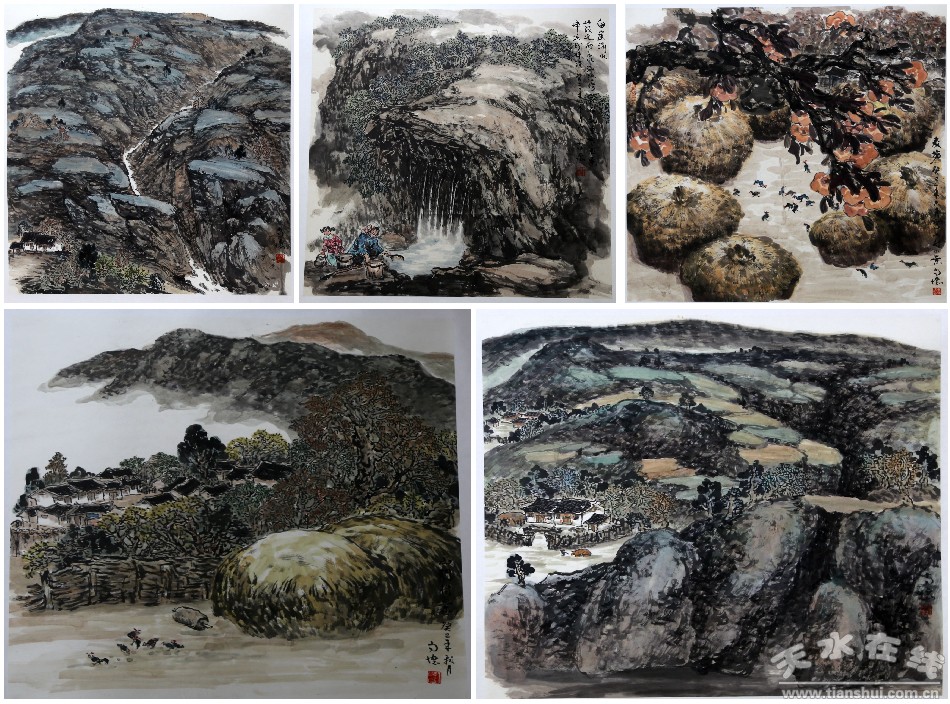 【大美清水】丁尚德先生国画展(组图)
