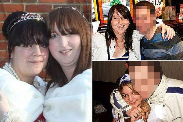 英国两女子一见钟情 抛弃男友闪电结婚(图)