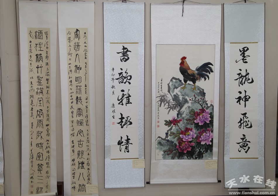 天水市政协书画院书画作品清水巡回展开展(组图)