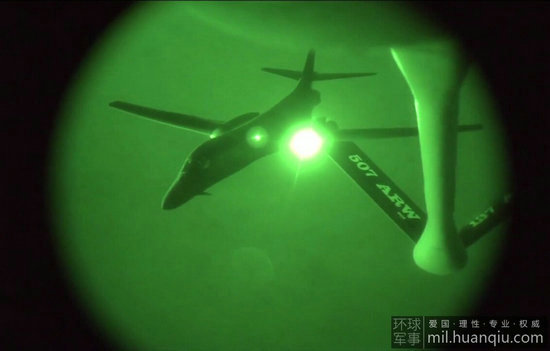 资料图:美军B-1B轰炸机赴叙空袭。