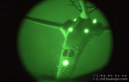 资料图:美军B-1B轰炸机赴叙空袭画面。
