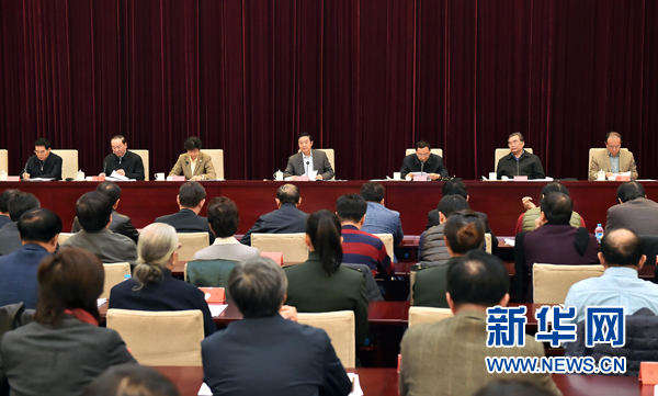 刘奇葆出席文艺界“深入生活、扎根人民”主题实践活动电视电话会议 新华社记者 李涛