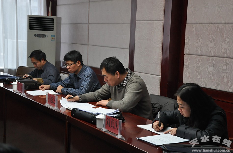 甘肃省政府考核天水市工业节水目标责任完成情