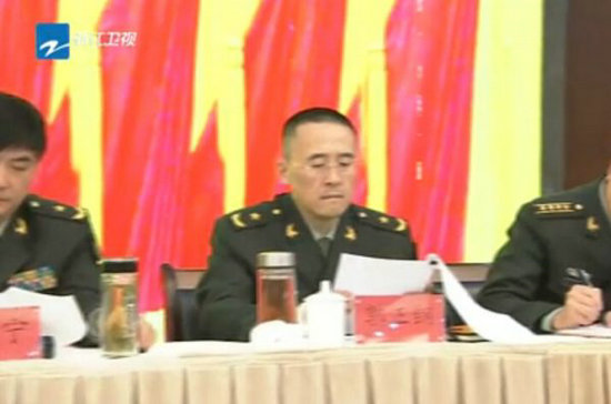 图为郭正钢已佩戴少将军衔。