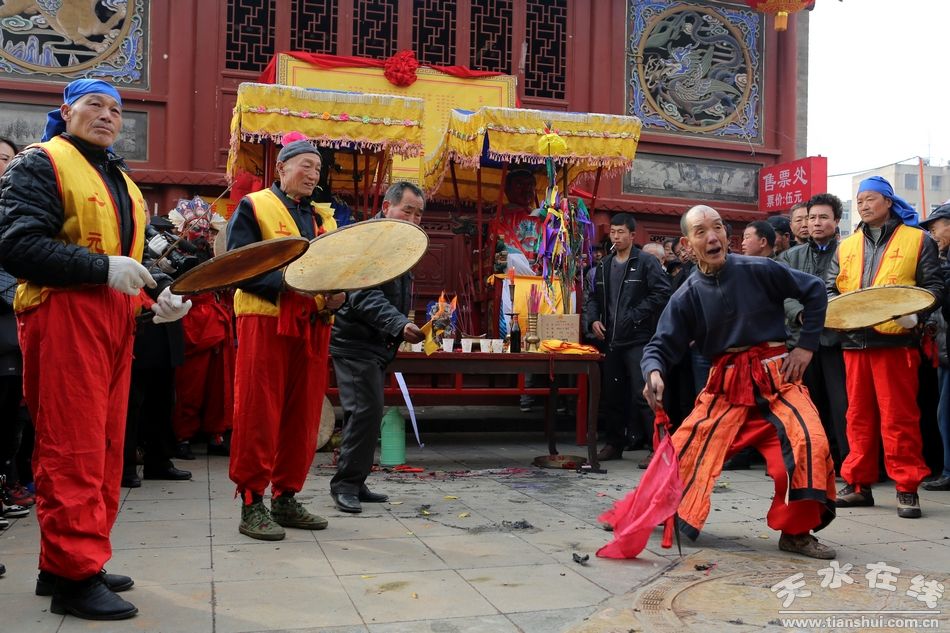 伏羲庙举行开山攒神仪式(中国最古老的祭祀仪式)