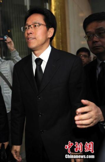 香港中联办主任张晓明与立法会建制派议员茶叙