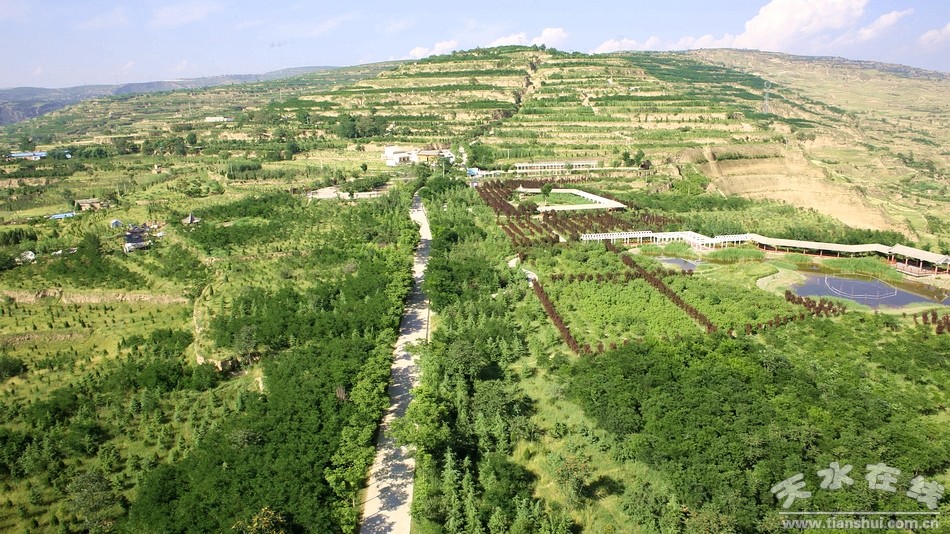 天水在线航拍国家4A级景区--秦安凤山风景区(