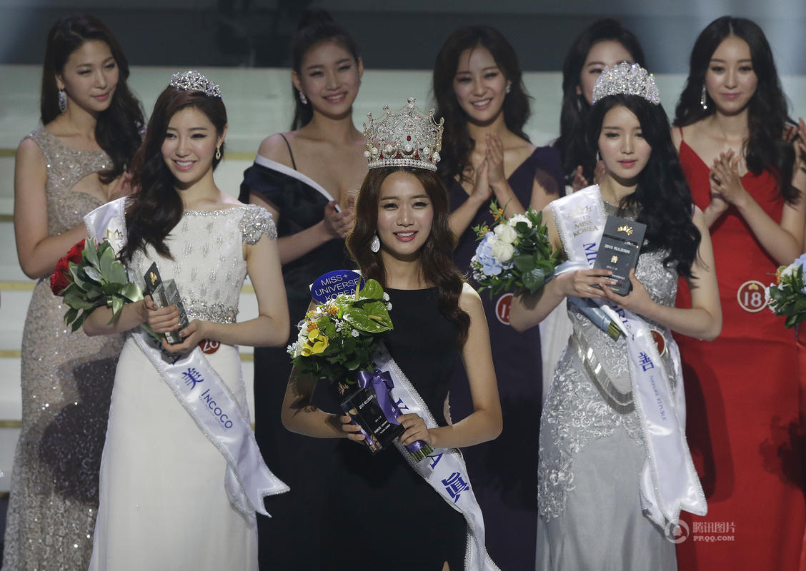 韩国小姐选美大赛落幕 24岁女大学生夺冠(组图)