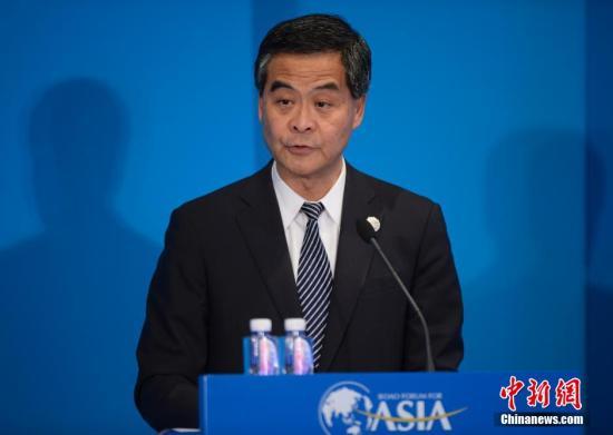资料图:香港特别行政区行政长官梁振英。中新社发 侯宇 摄