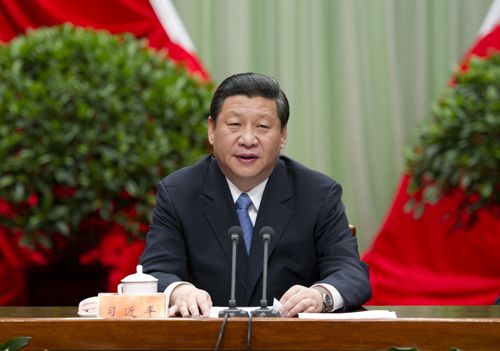2012年5月16日,中共中央党校在北京举行2012年春季学期第二批入学学员开学典礼,时任中共中央政治局常委、中央书记处书记、中央党校校长习近平出席并讲话。新华社记者 谢环驰摄