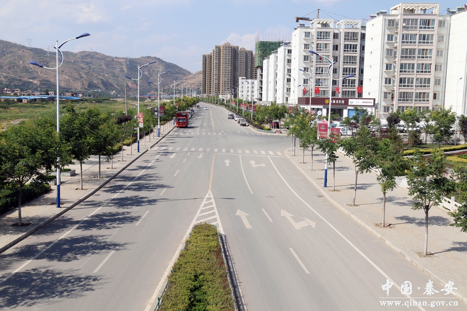 【美丽秦安】秦安:大手笔绘就美丽县城(组图)