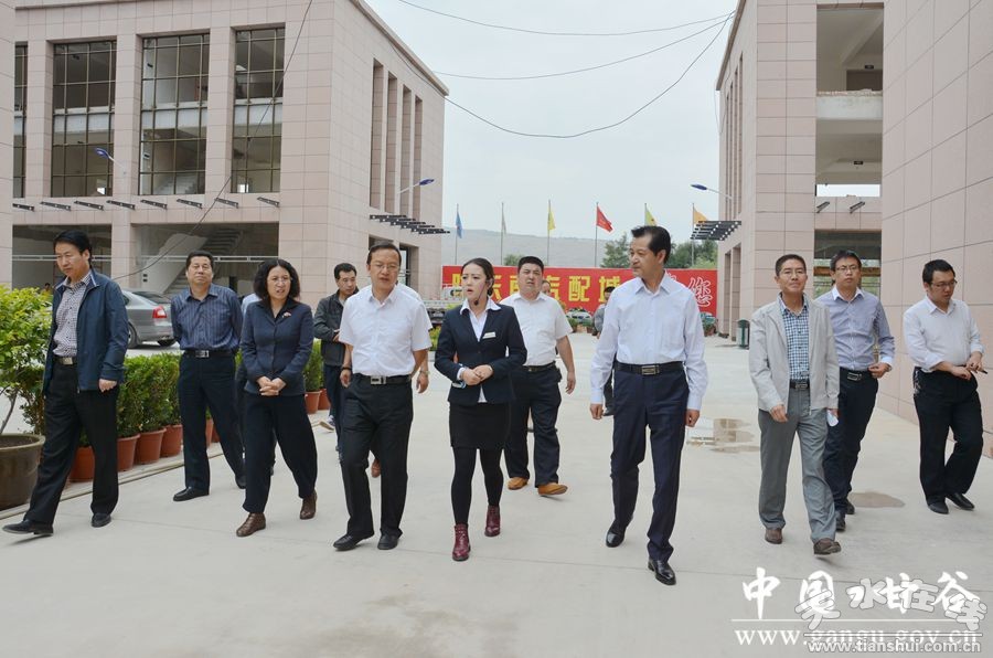 甘肃省经合局督查甘谷县兰洽会签约项目落地情况(图)
