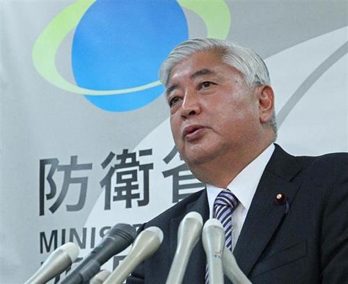 资料图:日本防卫大臣中谷元。