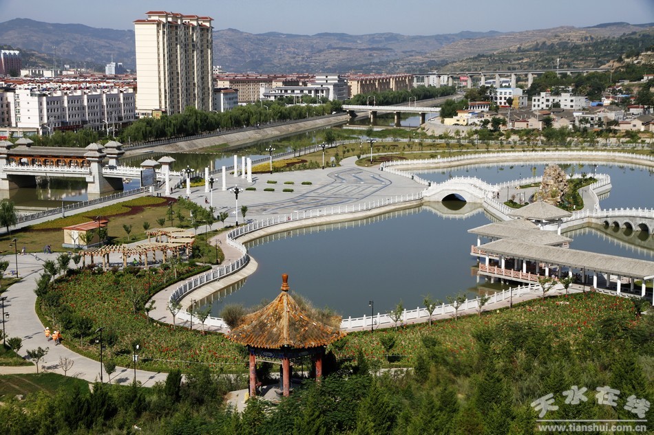 "天水新八景"市民评审团县区行活动走进清水县(图)