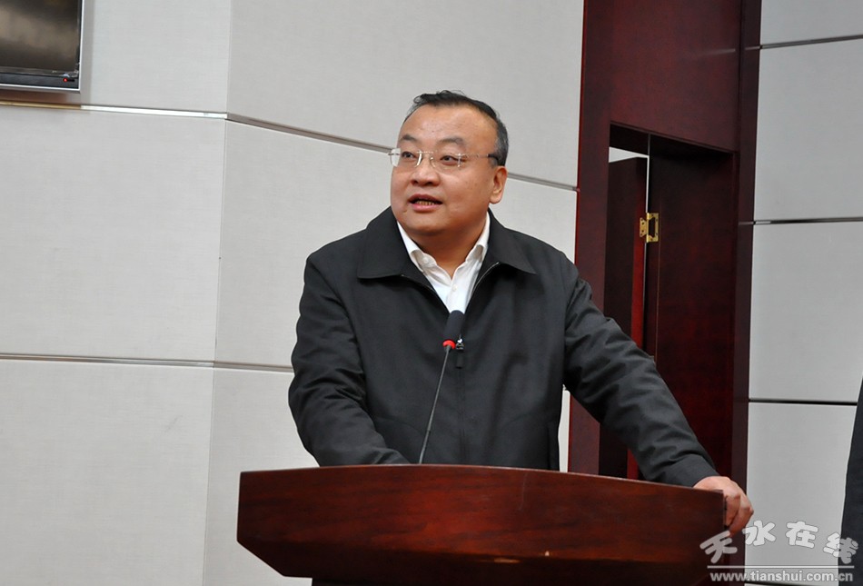 (甘肃省文化产业发展集团董事长王春丁致辞)