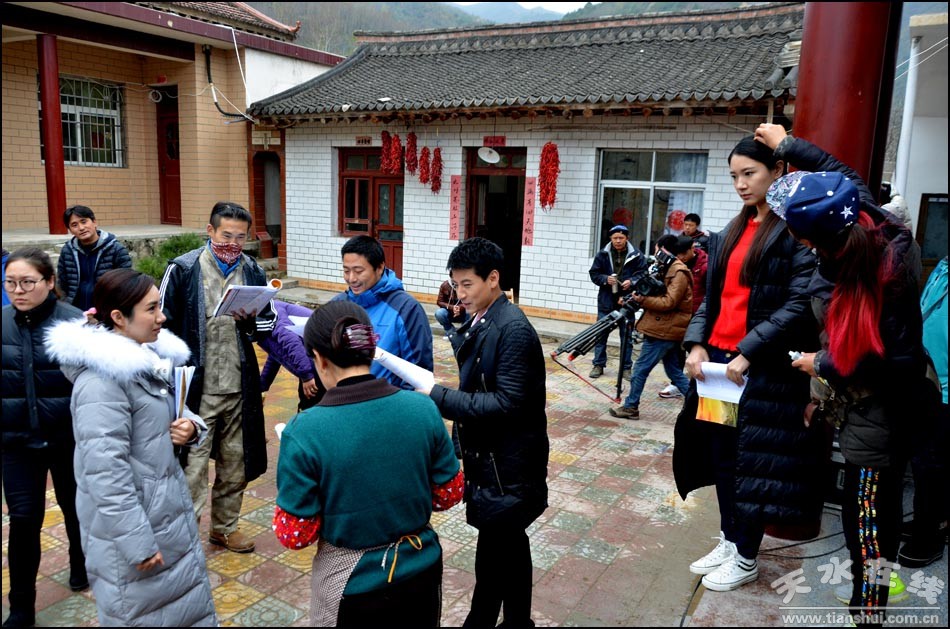 天水在线再次探访《苦乐村官》剧组拍摄现场(图)