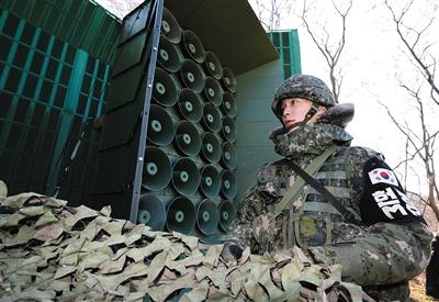 韩国向朝鲜喊话讲述朝鲜真相 可传播约24公里