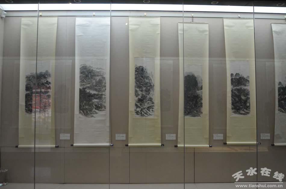 黄宾虹书画作品展在天水市博物馆隆重开展(组图) --天水在线