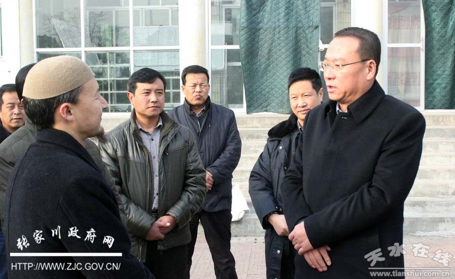 张家川代县长马筱宁开展节前走访慰问活动(图)