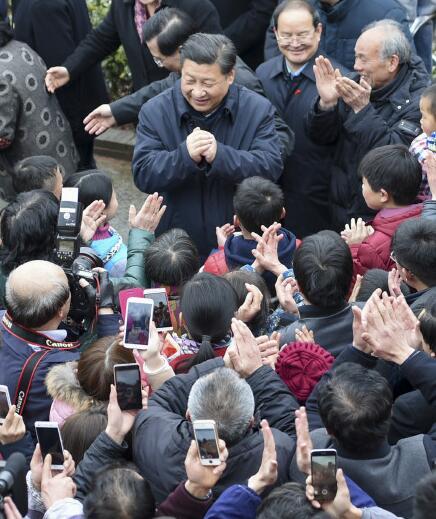 习近平春节前夕赴江西井冈山看望干部群众