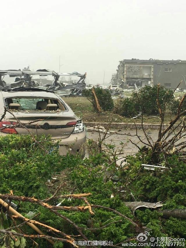 暴雨冰雹龙卷风袭击盐城多地 死亡人数增至51人