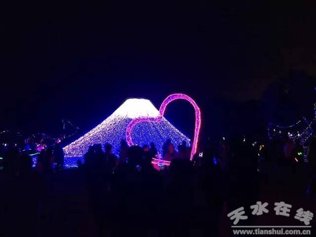 金龙山文化旅游园梦幻灯光节免费送1200张门票(图-天水在线