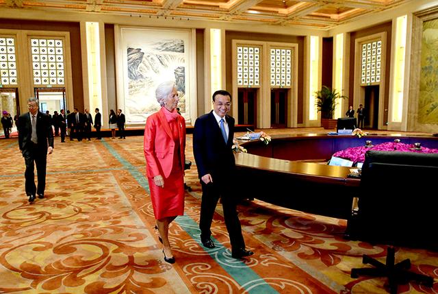 圆桌见证:中国总理与6大国际组织掌门人双向对表