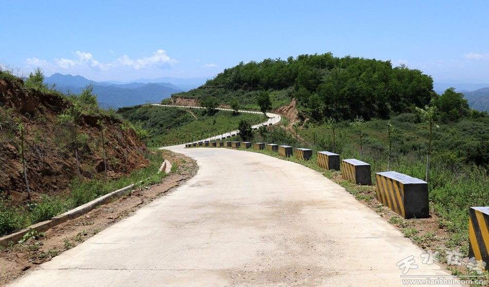 庆阳市交通局考察学习清水县农村公路建设情况