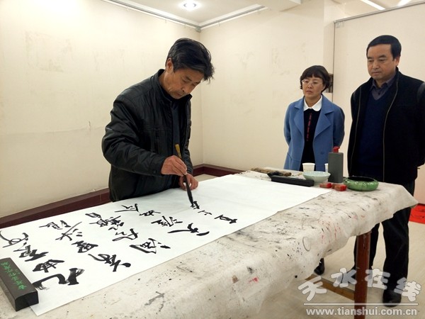 清水张家川两地书画名家开展艺术交流活动(图)--天水在线
