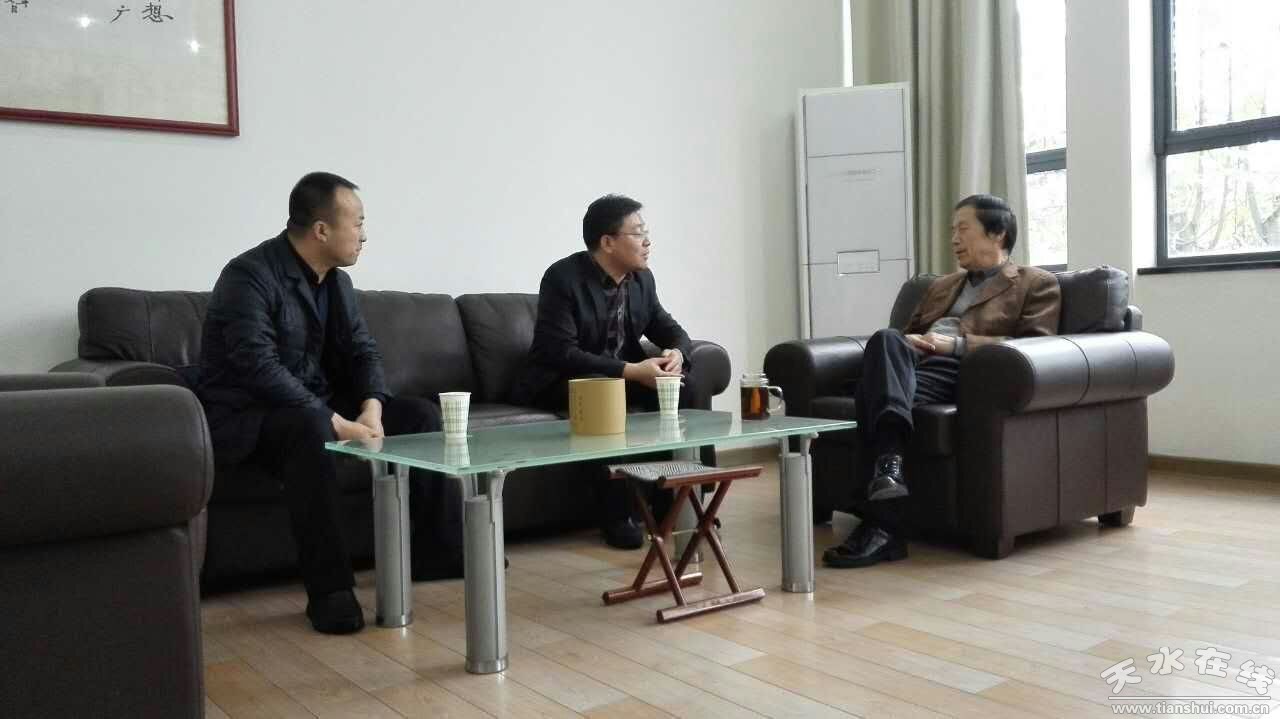 李晓东副市长赴上海华东师范大学拜访何鸣元院