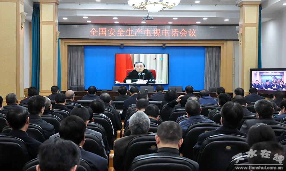 市长杨维俊等收看全国安全生产电视电话会议(