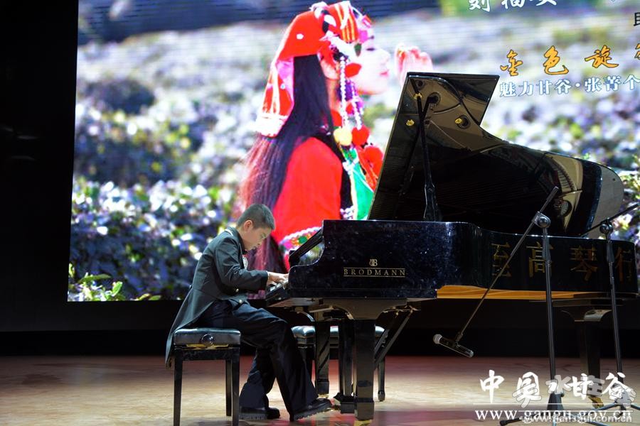 助演李戟翀弹奏《采茶扑蝶》