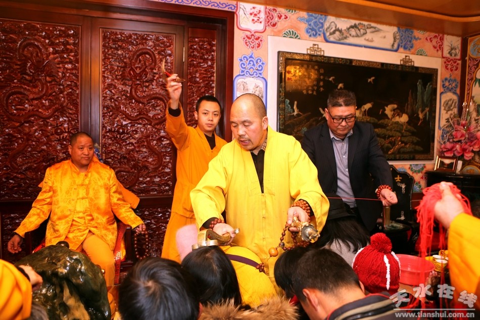 天水净土寺正月初六日举行吉祥灌顶大法会(组图)