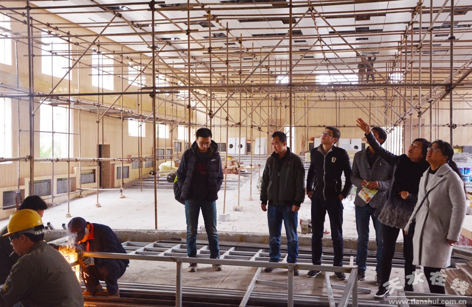 天水师院土木工程类专业师生参与学校建设项目