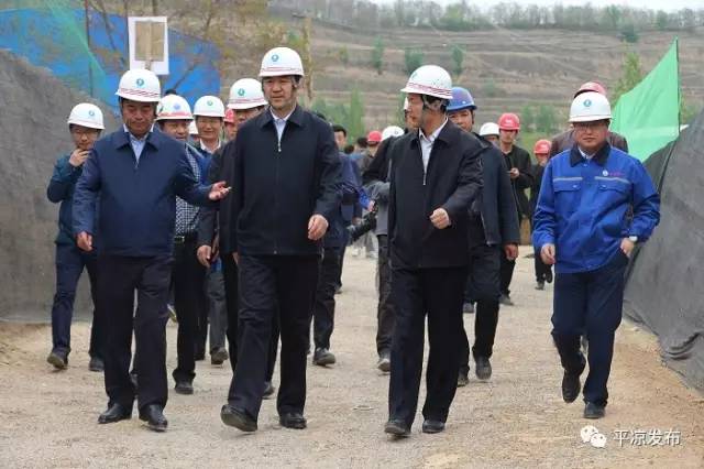 调研引洮二期工程静宁受水区建设工作