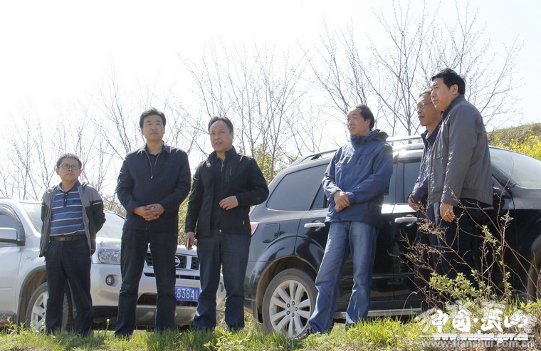 省水保局调研武山县坡耕地水土保持综合治理项目
